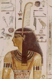 Maat or ma'at the ancient Egyptian concept of truth, balance, order, law, morality, and justice.